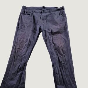 Jachs New York Mens Chino Pants Navy Blue Straight Leg 5-Pocket Trousers 40x34